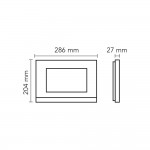 AUDIO 10.1 İNÇ MEKANİK GÖRÜNTÜLÜ VİLLA SET SİYAH